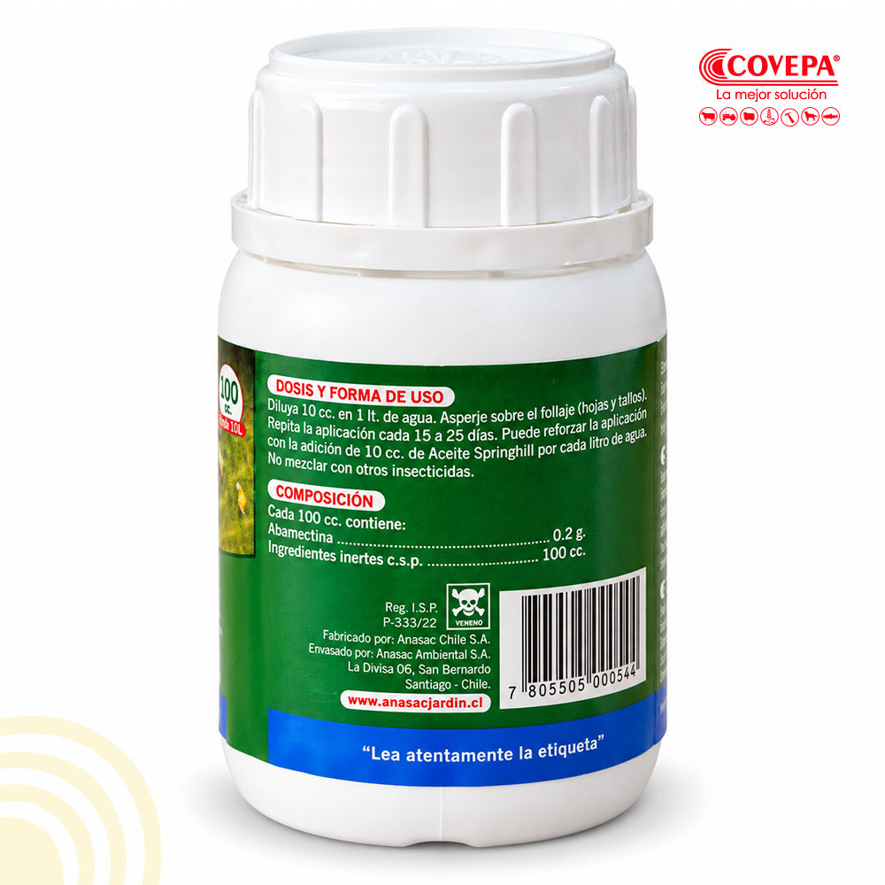 Insecticida Acaricida Arañitas Anasac 100 cc