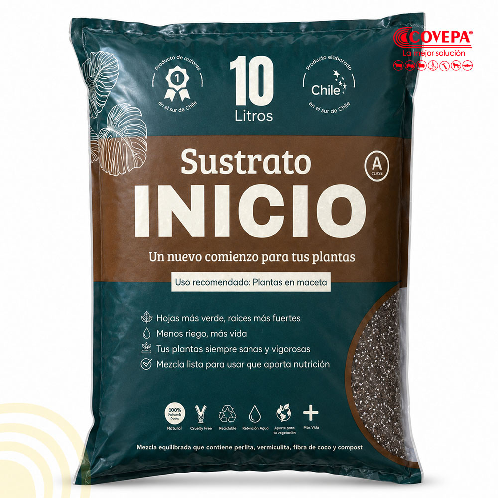 Sustrato Inicio para Plantas de Interior 10lt