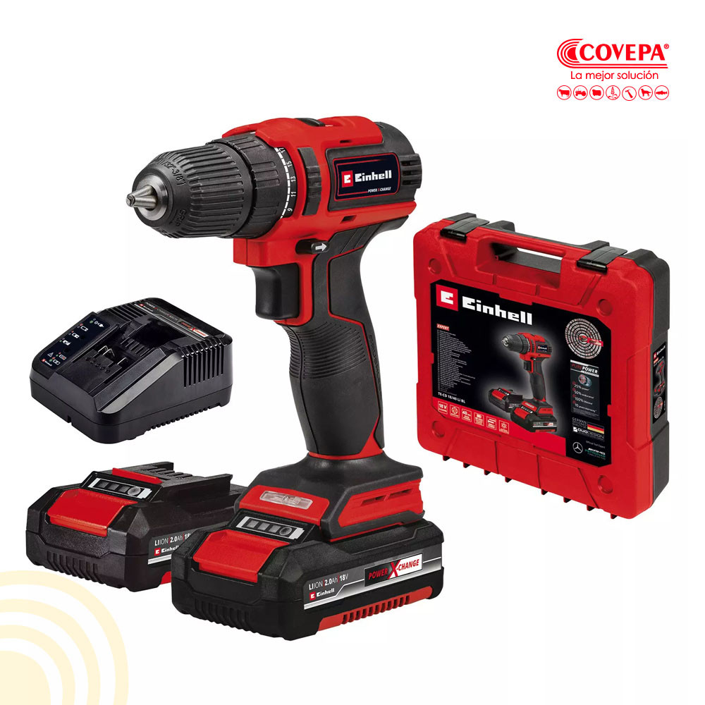 Taladro Atornillador Inalambrico Einhell 4513995 2Bat.