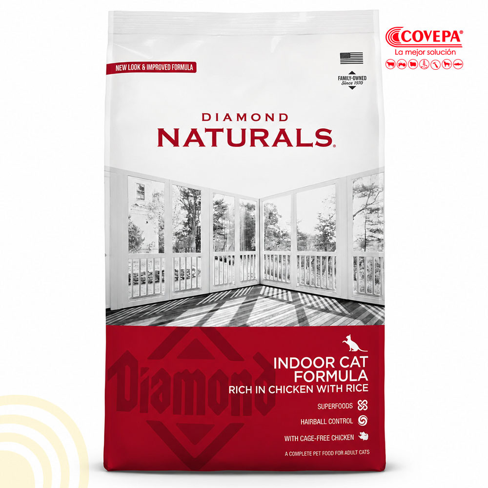 Alimento Gato Diamond Naturals 3kg Adulto Indoor