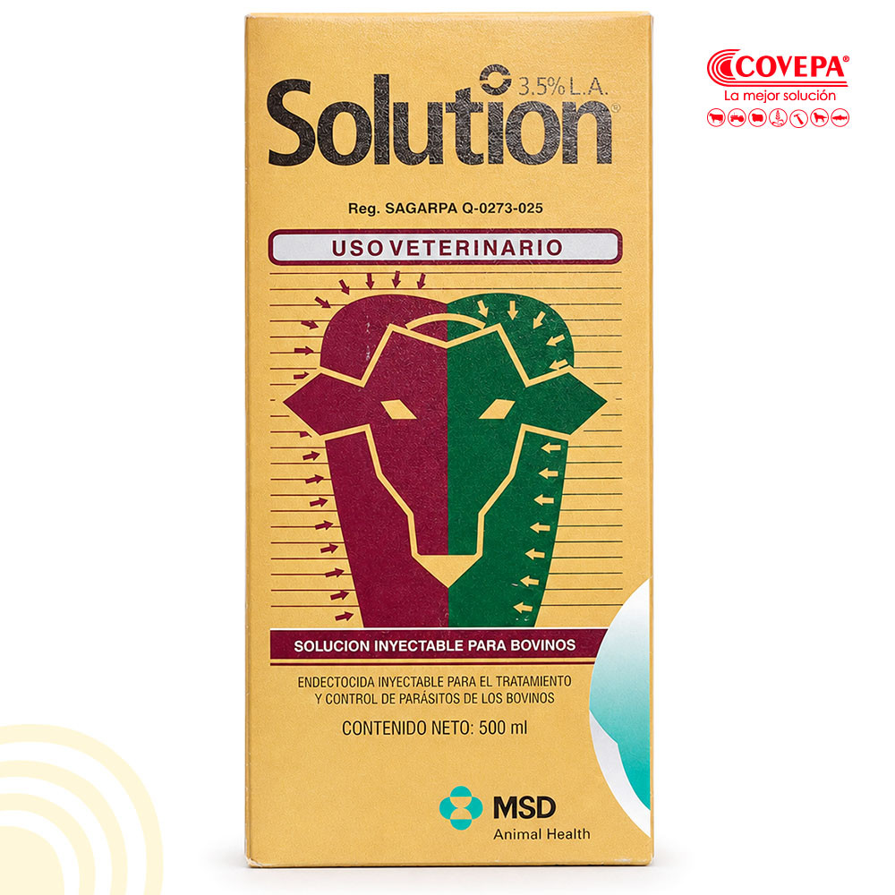 Antiparasitario Solution MSD 500ml Inyectable