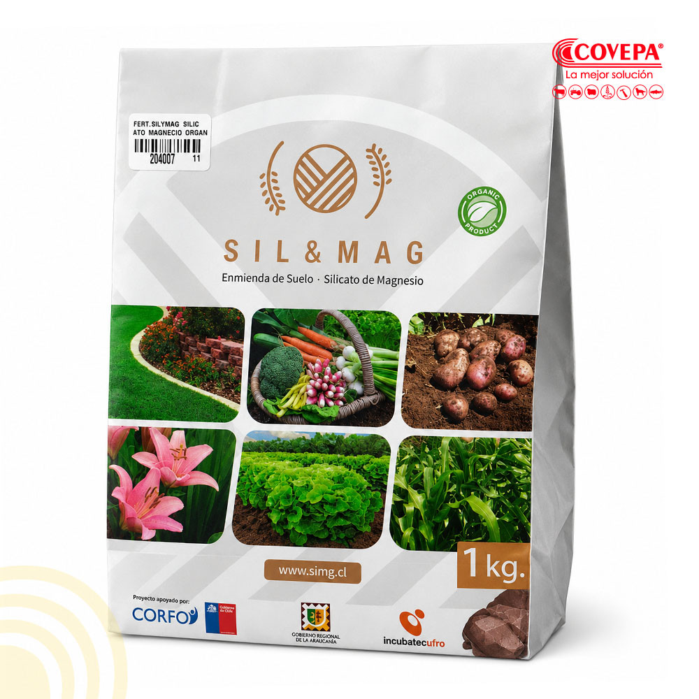 Fertilizante SIL&MAG 1kg Silicato de Magnesio Orgánico