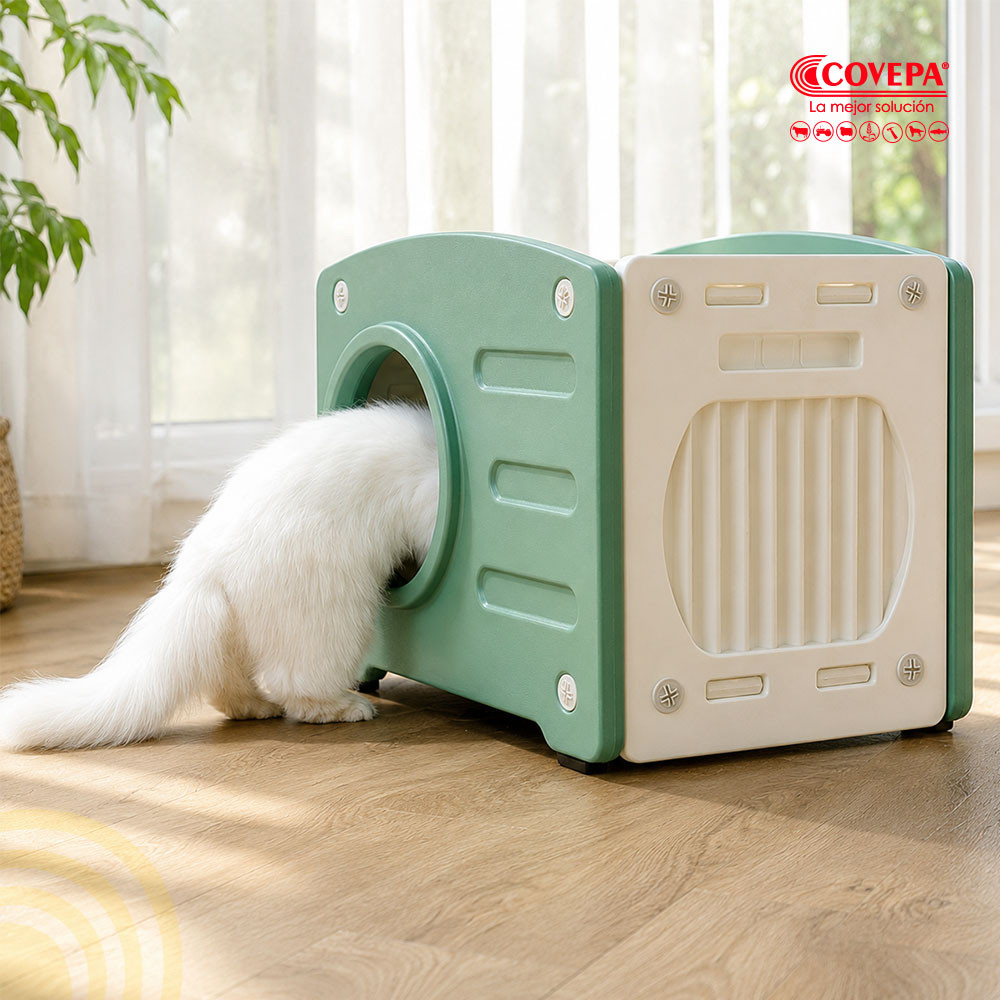 Casa para Gato con Rascador 56x42cm