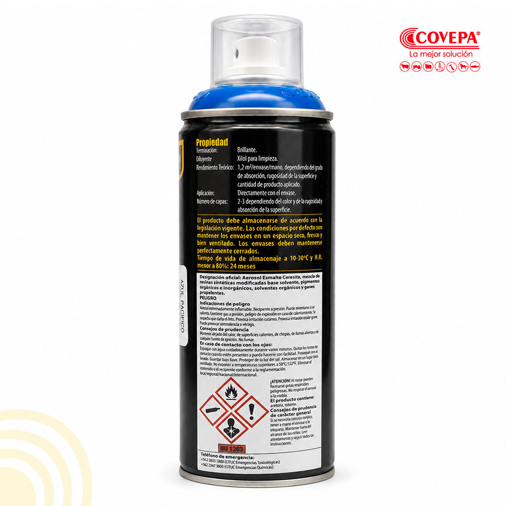Esmalte en Spray Ceresita 485 cc Azul Pacífico