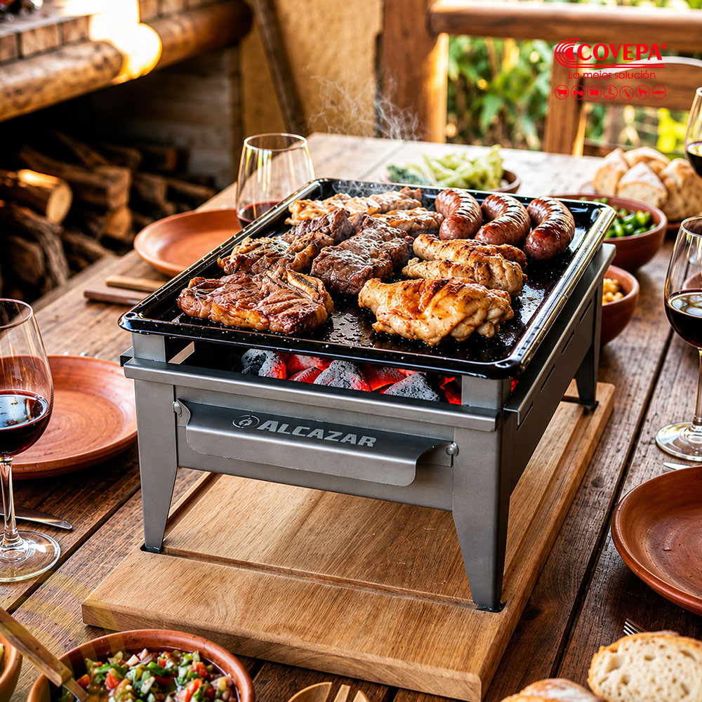 Brasero de Mesa Enlozado Alcazar